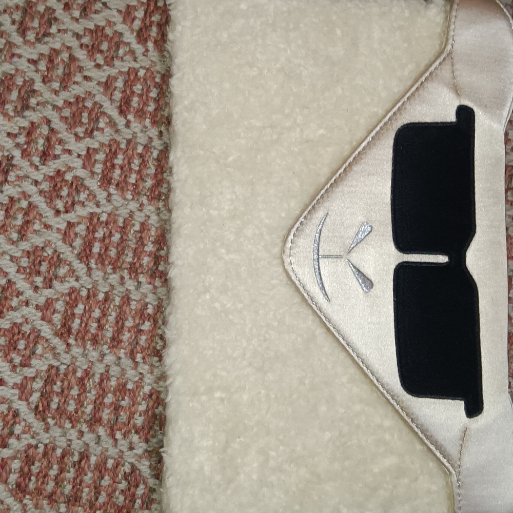 BCBGMaxAzria Cream Shearling Bag